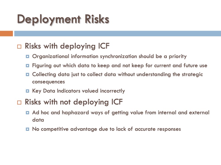 ICF 15 - Deployment Risks