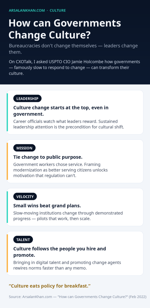 Infographic: How can Governments Change Culture?