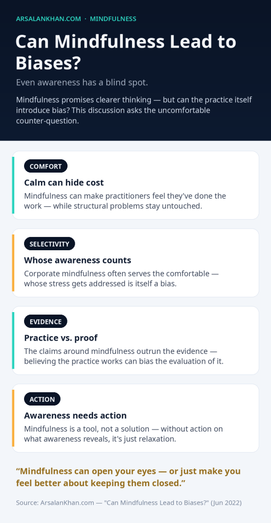 Infographic: Can Mindfulness Lead to Biases?
