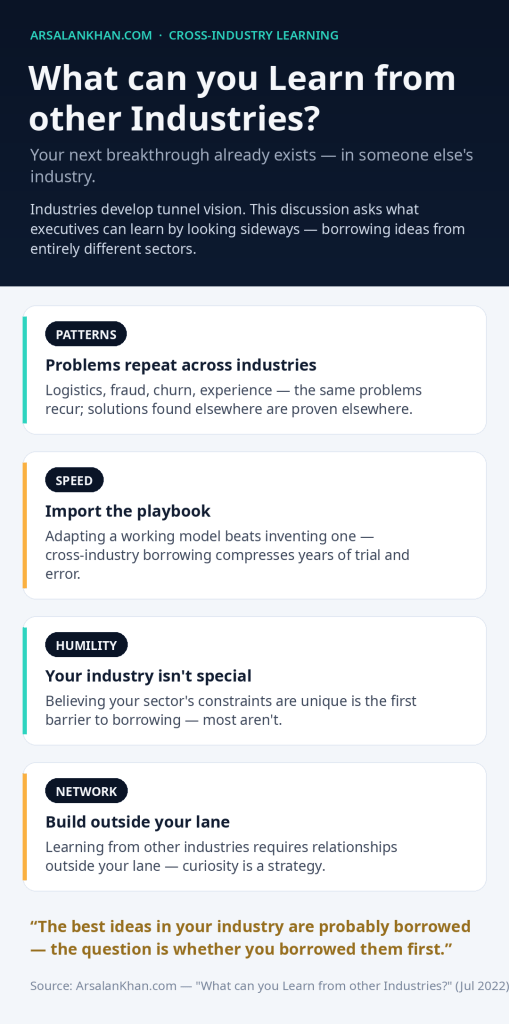 Infographic: What can you Learn from other Industries?