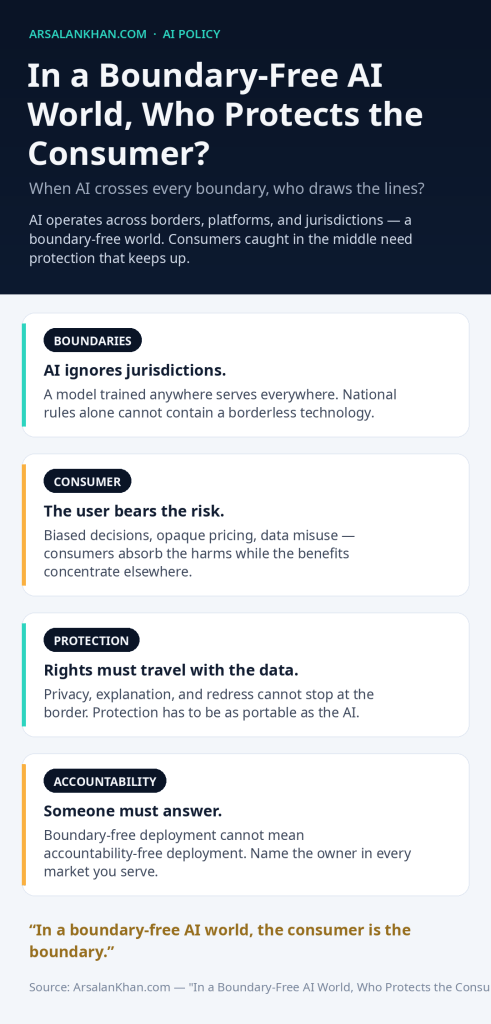 Infographic: In a Boundary-Free AI World, Who Protects the Consumer?